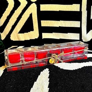 NWT 6 Set Chesapeake Bay Votive Candles | 2” Square • Scented • New in Box